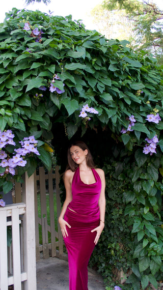 MAGENTA GOLDIE TOP