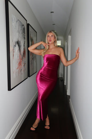 MAGENTA CAMRYN MAXI DRESS