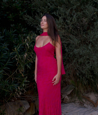 PINK PANSY SADIE SLIP DRESS