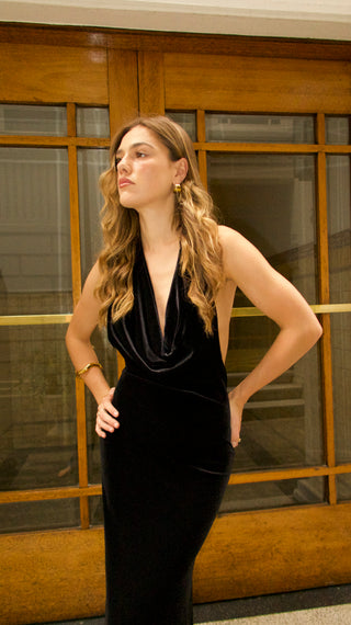 BLACK KATE GOWN