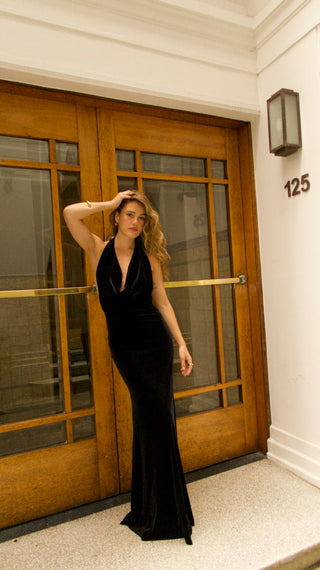 BLACK KATE GOWN