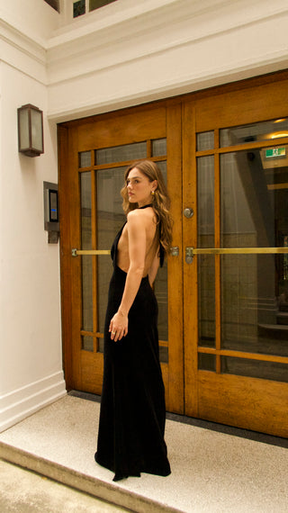 BLACK KATE GOWN