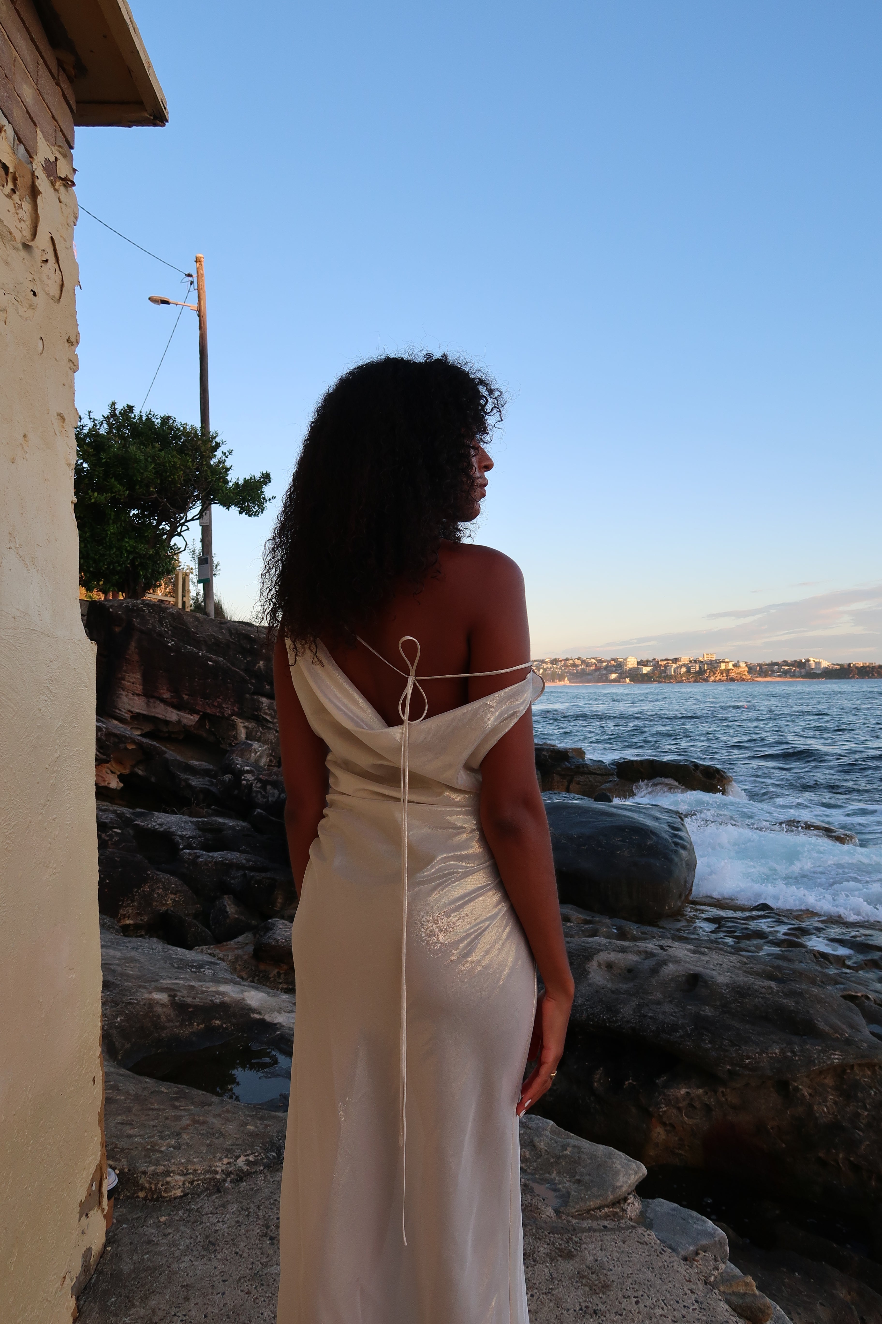 silk lame dress Black Silk Lame Dress