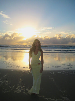 LEMON MARTINI MAXI SKIRT